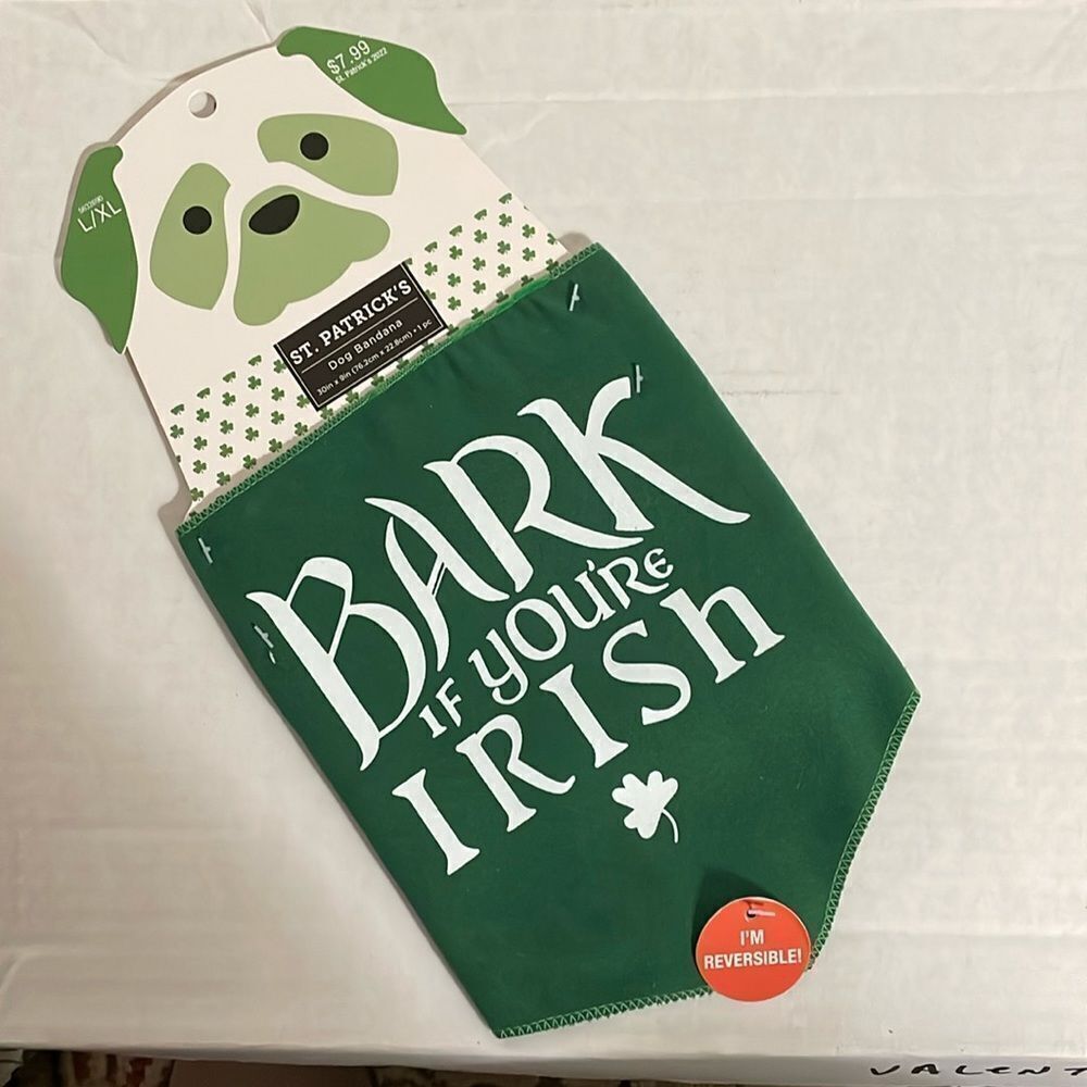 ST‎ PATRICK DAY DOG BANDANA
